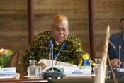 Chair of CRGA53, Solomon Islands Representative, H.E. Mr. Collin David Beck, Permanent Secretary for Ministry of Foreign Affairs and External Trade;