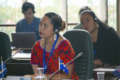 Marshall Islands Representative, Teri Elbon, Acting Secretary, at CRGA53