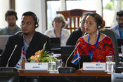 Representatives of Kiribati and Marshall Islands at CRGA53