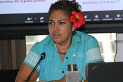 Coral Pasisi at the CRGA 53 & 13th Conference of the Pacific Community