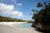 Beach of an island, New Caledonia