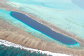 Aerial view of the lagoon, New Caledonia